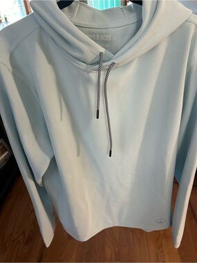 Pins & Aces Light Blue Hooded Pullover